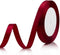 3/8 Inch Dark Red Ribbon, 25 Yds for Gift Wrapping, Flower Bouquets, Crafts, and Holiday Decorations