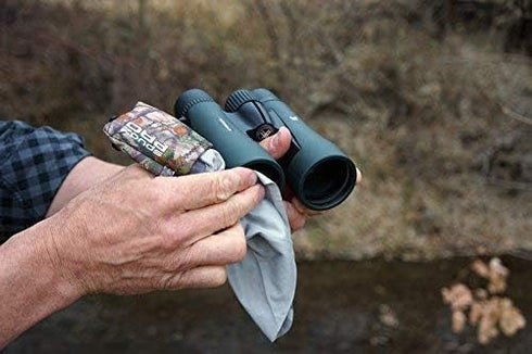 SPUDZ Pro Microfiber Cloth Screen & Lens Cleaner, 10" x 10", with 4ml Bottle