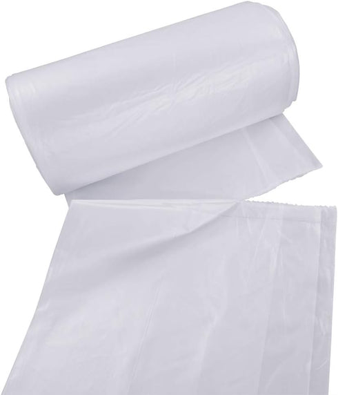 Ramddy 30 70 Counts Clear Large Trash Bags, Gallon Leaf and Lawn Bags