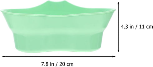 Toothbrush Cup Holder 1Pcs, Plastic Dental Emesis Trays with Handle for Elderly Bedridden Patients and Cleaning