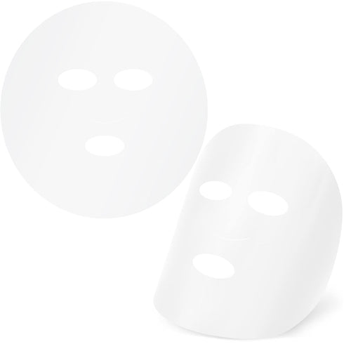 PAGOW 600 Sheets Facial Mask Preservative Disposable, Plastic Thin Face Mask Paper for Skincare Spa Wrap