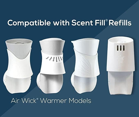 Scent Fill 100% Natural Fresh Peppermint Plug-in Starter Kit, 4 Refills & Diffuser