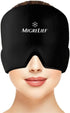 Migrelief Migraine Relief Cap - Black Ice Cap for Migraines and Headaches with 360 Degree Coverage - One Size