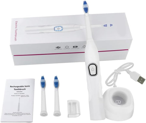 Set Electric Toothbrush for Kids with USB Charging and Timer