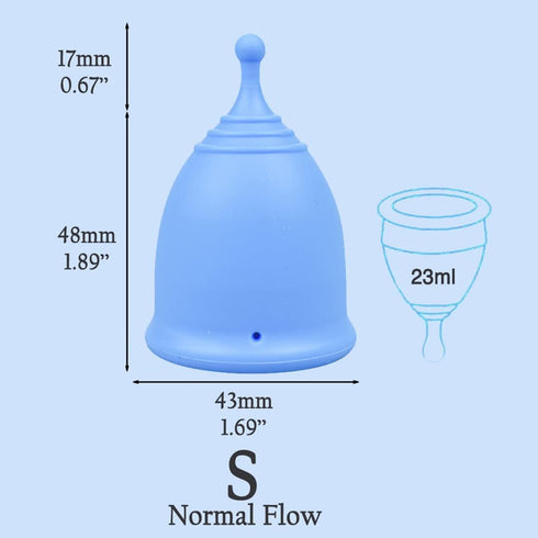 Pack 12 SHORDY Menstrual Cups (Small), Single with Box, Soft & Flexible, Copa Menstrual Kit for Women Upto Hours
