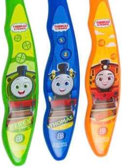 Brush Buddies Thomas & Friends Toothbrush for Kids, Soft Bristle Toddler Toothbrushes, 3PK