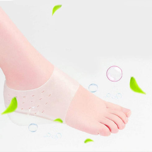 Heel Cup Insoles Half Height Increase Insoles, Invisible Silicone Shoe Lift Heel Pads 4.5CM Men Women
