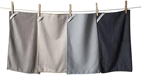 KAF Home Pantry Multipurpose Microfiber Cleaning Cloth, 4-Pack, 15 x 18-Inch