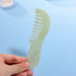 Long Gua Sha Comb, Natural Jade Stone GuaSha Scraping Massage Therapy Tool, Scalp Comb for Head Hair Caring, Meridian