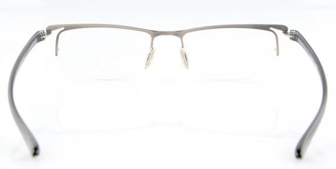 Eyekepper 3 Pairs Metal Half-rim Reading Glasses for Men Silver Frame +1.25
