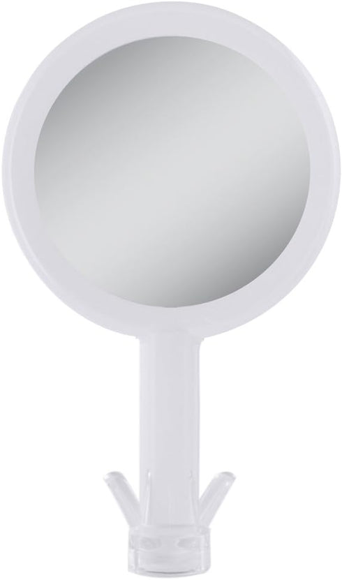Zadro Acrylic Hand Mirror with 1X - 5X Magnification, 7 Inch Acrylic Finish