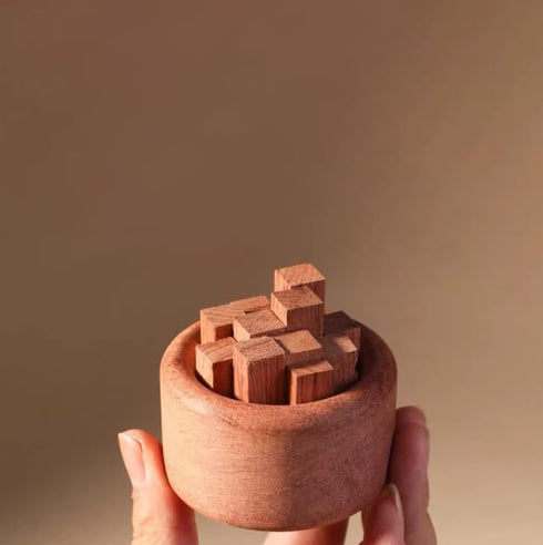RICHINNA Diffuser,3 Set Wood of Wood Diffuser for Essential Oils,Car Fragrant Small Aromatherapy Diffuser Woodpile