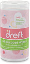 Dreft Multi-Surface All-Purpose Gentle Cleaning Wipes for Baby Toys, Car Seat, High Chair & More, 70 Count (Pack of 4)
