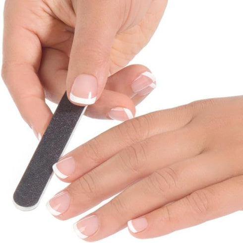 Professional Colorful Mini Finger Nail Files - Washable Emery Boards, 3-1/2 Inches Long, 12 Files Per Pack