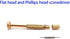 Eyeglass Repair Kits Professtional Eyeglass Screwdriver Copper Keychain Glasses, Sunglasses, Sunglass, Watch, Electronics, Jewelry, Eyeglasses, Flat Head, Phillips 1.4m by QYAJS