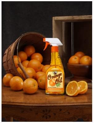 Howard Orange Oil Wood Polish and Howard Feed-N-Wax Wood Polish and Conditioner, Bundled with Steel Wool