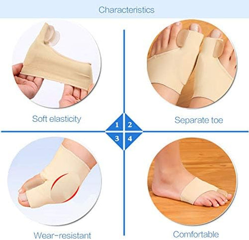 Valgus Bunion Corrector Bunion Splint for Crooked Toes Alignment Pain Relief, Orthotics Feet Bone Thumb Adjuster Sock