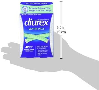 Diurex Water Pills + Pain Relief - Relieve Water Bloat, Cramps, & Fatigue - 42 Count