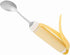 Oumefar Easy Grip Eating Aids Spoon, Disabled Utensil Stainless Steel Fork Arthritis Elder Aid Tablewares Flexible