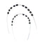 Angzhili 1 Pack Temporary Tooth Decoration with Metal Wires,Metal Bracket and Orthodontic Ligature Ties,Practice Props for Dental Students (Black)