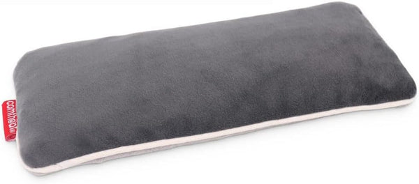 Unscented Weighted Eye Pillow for Yoga, Microwavable Moist Heat Eye Compress Mask for Relaxation and Migraine Relief