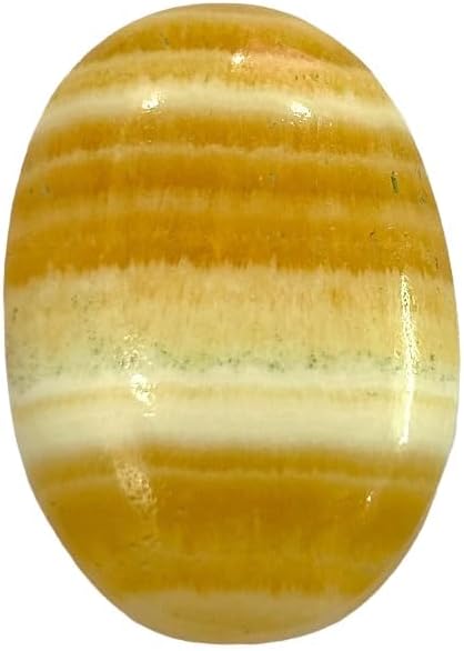 crystalmiracle Calcite Worry Stone Crystal Healing Reiki Feng Shui Pocket Thumbstone Wellness Positive Energy Gift
