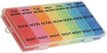 7-Day Pill Box Organizer, 3 Times A Day Medi Planner