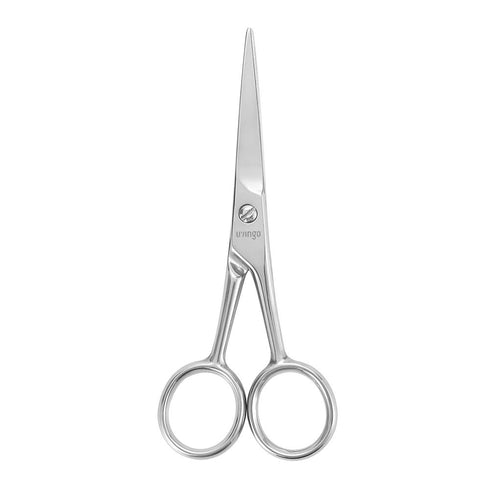 LIVINGO 4.5 inches Professional Beard & Mustache Scissors for Men, Stainless Steel Trimming Shears Kit with Comb & Case