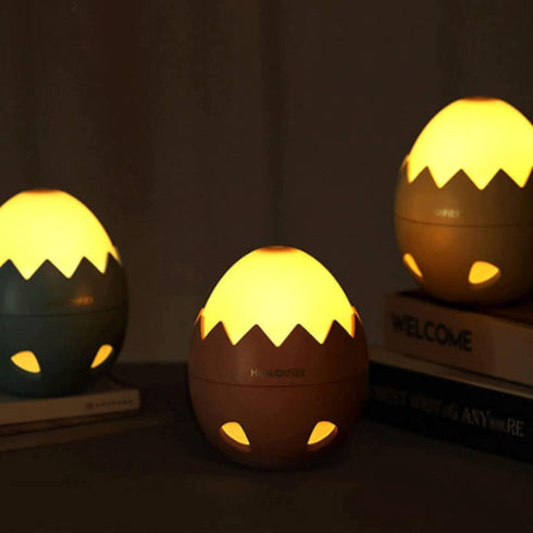 SYXL 400mlUSB Essential Oil Diffuser Cute Eggshell Essential Oil DiffuserLED Night LightsAuto Shut Off Cool Mist Mini