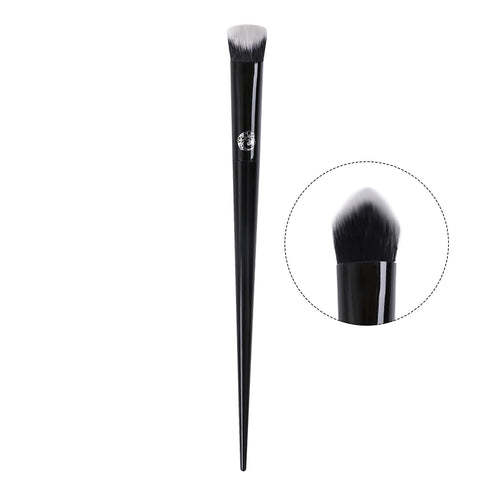 ENERGY Precision Concealer Brush, Under Eye and Nose Contour, Vegan Synthetic Makeup Brush for Liquid and Cream