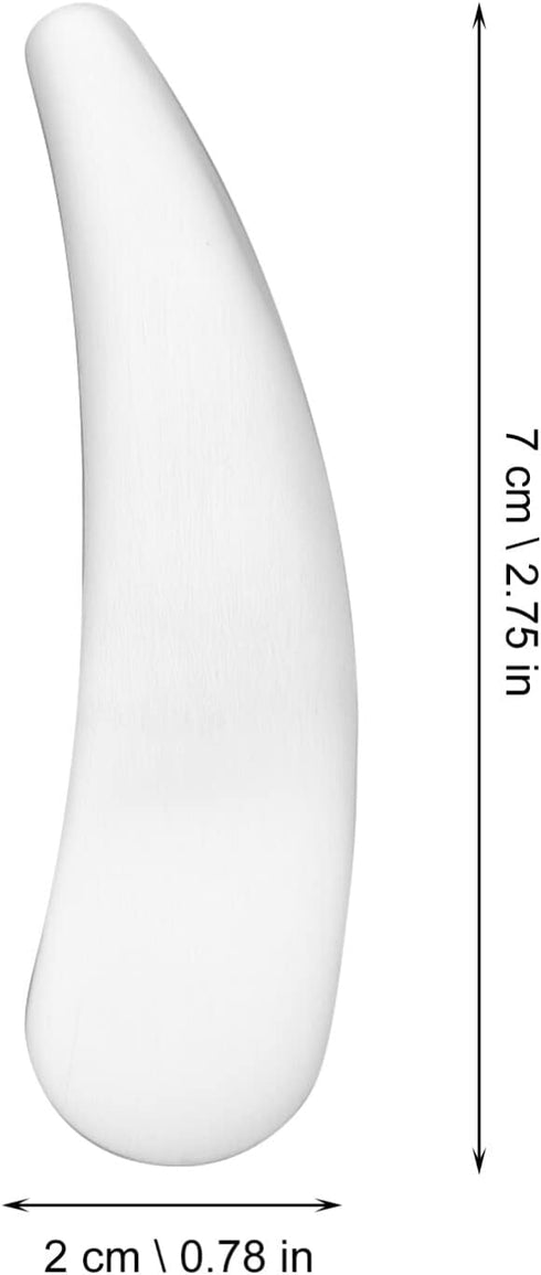 Stainless Steel Facial Cream Spatula, Makeup Supply Spoon, Cream Applicator, Truly Beauty Remover Tools.
