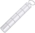 Drug Holder, Aluminum Alloy Waterproof Pill Key Chain Container with Key Ring for Outdoor Activities, Daily Use,