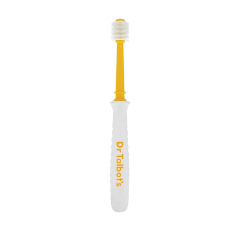 Talbot's 360 (2 Pack) Dr. Toddler Toothbrush for Kids - Soft Bristles Gently Cleans Teeth & Massages Gums - Easy-Grip
