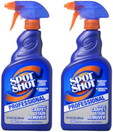 Professional Instant Carpet Stain Remover with Trigger Spray, 32 OZ (2-Pack)