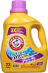 HAMMER Burst,77 Detergent,100.5 oz,(Pack 2) ARM & Plus OxiClean Odor Blasters Fresh Loads Liquid Laundry Fl