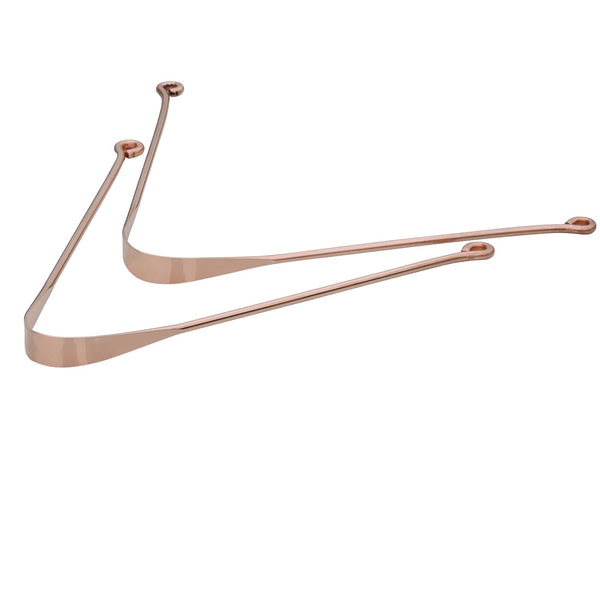 Copper Tongue Cleaner Set of 2, Relief from Bad Breath and Oral Hygiene