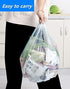 Trash Bags with Handles, 5.3 Gallon Plastic Bags for Bathroom, Kitchen, Bedroom Waste Bin, 100 Counts