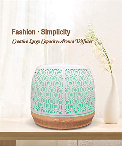 Serenity 500ml 3d Essential Oil Diffuser Sky Iron Dome Dots Colorful I light