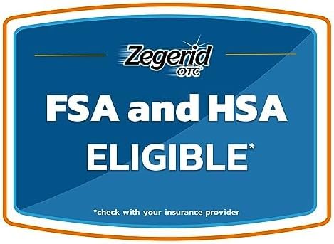 Zegerid OTC 24-Hour Heartburn Relief, Proton Pump Inhibitor with Omeprazole 20mg, 14ct Capsules