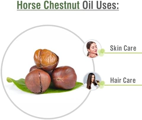 Salvia Horse Chestnut Oil - 50ml Pure Natural Oil for Skin Hydration, Toning, and DIY Purposes