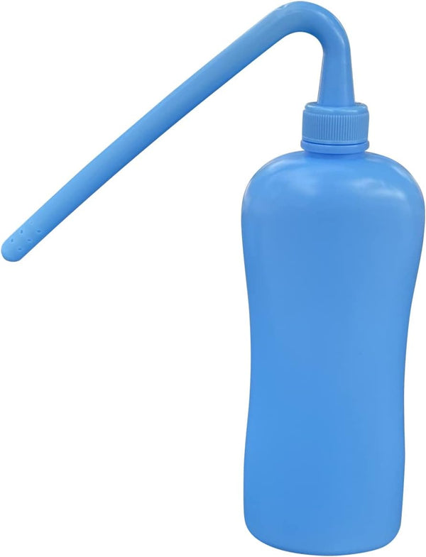 500ML Colostomy Bag Cleaning Tool, Reusable Plastic Cleaning Bottle for Stoma Bags, Colostomy Supplies, Blue