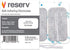 reserv 2" x 4" Rectangle Premium Re-Usable Self Adhesive Electrode Pads for TENS/EMS Unit (8 Electrodes)
