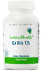 Seeking Health Ox Bile 125 - Digestive Enzyme & Gallbladder Support Supplement - Vegetarian Capsules, 120 Count