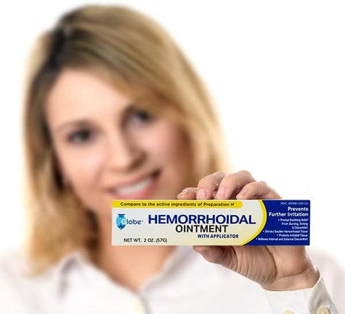 Hemorrhoid Treatment Ointment, Maximum Strength Pain Relief, Fast Acting Itch & Swelling, 2 oz (3 Pack)