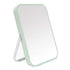 YEAKE Table Desk Vanity Makeup Mirror, 8-Inch Portable Folding Mirror with Metal Stand, 90° Adjustable Rotation (Green)
