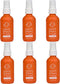 SanitiSpray Hand Sanitizer Orange Scent, 6 Pack, Up to 200 uses per bottle,