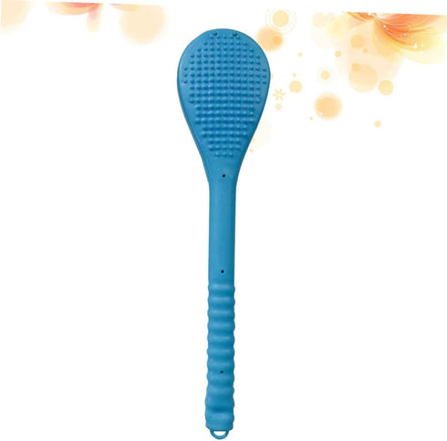 Hammer Silicone Hollow Massage Double-Sided Patting Tool for Deep Tissue Muscle Relief and Large Blue Handheld Back