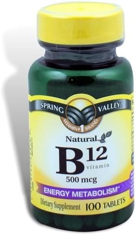 Spring Valley - Vitamin B-12 500 mcg, 100 Tablets