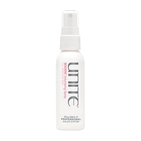 UNITE BOOSTA Volumizing Spray, 2 Fl Oz - Adds Weightless Volume, Texture & Lift for Fine Hair, UV & Thermal Protection