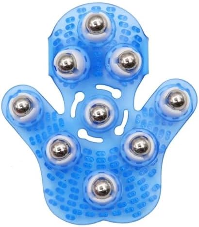 SCOLAND Roller Ball Body Massage Glove Anti-Cellulite Muscle Pain Relief Relax Massager for